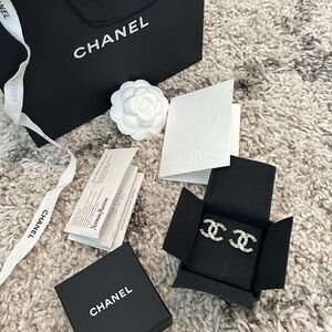 Authentic Chanel Stud earrings